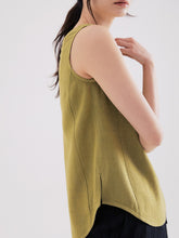 將圖片載入圖庫檢視器 DOLSILNAI V領無袖上衣 (4色)