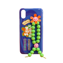 將圖片載入圖庫檢視器 SECOND UNIQUE NAME 串珠指套手機殼_哈密瓜綠
