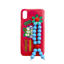 將圖片載入圖庫檢視器 SECOND UNIQUE NAME 串珠指套手機殼_夏日藍