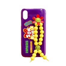 將圖片載入圖庫檢視器 SECOND UNIQUE NAME 串珠指套手機殼_活力黃