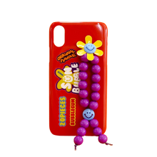 將圖片載入圖庫檢視器 SECOND UNIQUE NAME 串珠指套手機殼_葡萄紫