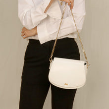 將圖片載入圖庫檢視器 D.LAB Momo 白色雙背帶側背包