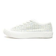將圖片載入圖庫檢視器 BAKE-SOLE Tweed 天空藍帆布鞋