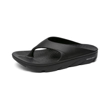將圖片載入圖庫檢視器 AKIII CLASSIC Cloud Recovery Flipflop V2 全黑色輕量夾腳拖鞋