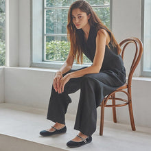 將圖片載入圖庫檢視器 VICTORIA 黑駝撞色瑪莉珍娃娃鞋