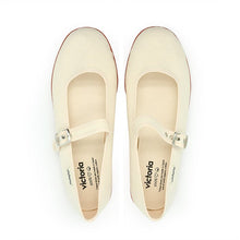 將圖片載入圖庫檢視器 VICTORIA 米白色瑪莉珍鞋