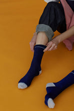 將圖片載入圖庫檢視器 I HATE MONDAY Bluelight金蔥襪