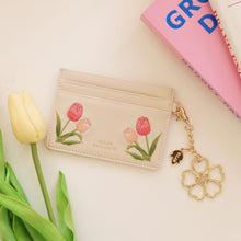 將圖片載入圖庫檢視器 D.LAB 生日花刺繡一月卡夾