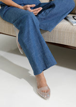 將圖片載入圖庫檢視器 HEAVENLY JELLY Sleek Glitter 銀色低跟果凍鞋