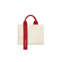 將圖片載入圖庫檢視器 MARHEN.J Rico Mini 米白配紅色帆布包
