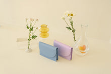 將圖片載入圖庫檢視器 D.LAB Nini 微笑真皮薰衣草紫卡夾零錢包