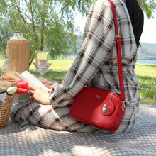 將圖片載入圖庫檢視器 D.LAB Coco 紅色斜肩包