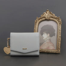 將圖片載入圖庫檢視器 D.LAB Ellin 灰色牛皮皮夾