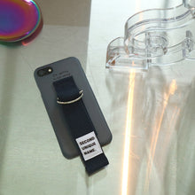 將圖片載入圖庫檢視器 SECOND UNIQUE NAME 文字塗鴉深海藍指套手機殼