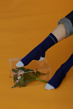 將圖片載入圖庫檢視器 I HATE MONDAY Bluelight金蔥襪