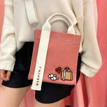 將圖片載入圖庫檢視器 MARHEN.J Ricky Mini 粉色帆布包