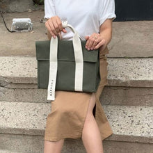 將圖片載入圖庫檢視器 MARHEN.J Roy Mini 墨綠色帆布包