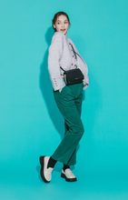 將圖片載入圖庫檢視器 MARHEN.J Calla Bag Mini 黑色蘋果皮革三用包