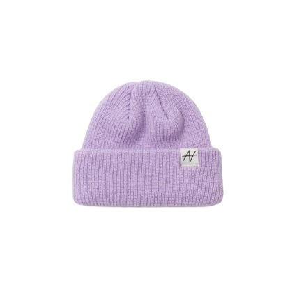 NIEEH 紫色短版針織帽 (BLACKPINK JENNIE同款)