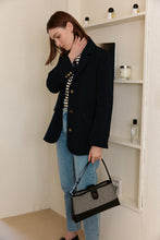 將圖片載入圖庫檢視器 DEPOUND 深灰色牛皮新月方形包 No