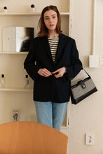 將圖片載入圖庫檢視器 DEPOUND 深灰色牛皮新月方形包 No