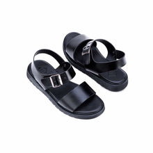 將圖片載入圖庫檢視器 BSQT by Classy  兩條扣環寬帶涼鞋