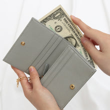 將圖片載入圖庫檢視器 D.LAB Minette 灰色牛皮小皮夾