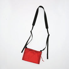 將圖片載入圖庫檢視器 OVER LAB Another High 紅色可折疊環保斜垮包