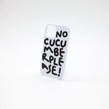 將圖片載入圖庫檢視器 SECOND UNIQUE NAME 不准吃黃瓜 NO CUCUMBER 白色手機殼