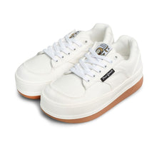 將圖片載入圖庫檢視器 POSE GANCH Mummum C.V 白色厚底麵包帆布鞋 (VIVIZ 銀河、OH MY GIRL Arin同款)