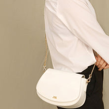 將圖片載入圖庫檢視器 D.LAB Momo 白色雙背帶側背包