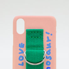 將圖片載入圖庫檢視器 SECOND UNIQUE NAME 文字塗鴉森林綠指套手機殼