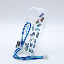 將圖片載入圖庫檢視器 SECOND UNIQUE NAME 夏日藍彈力指套手機殼