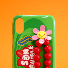 將圖片載入圖庫檢視器 SECOND UNIQUE NAME 串珠指套手機殼_莓果紅