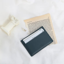 將圖片載入圖庫檢視器 D.LAB Bello 極簡真皮藍色卡夾