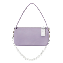 將圖片載入圖庫檢視器 NIEEH 環保皮革紫色長方手提包 (JESSICA同款)