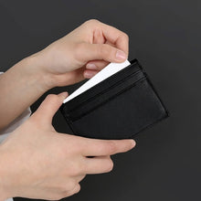 將圖片載入圖庫檢視器 D.LAB Merlin 黑色牛皮卡夾