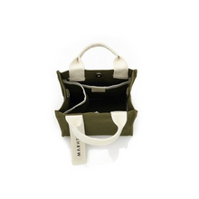 將圖片載入圖庫檢視器 MARHEN.J Ricky Mini 墨綠色帆布包