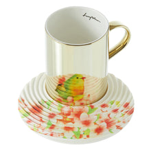 將圖片載入圖庫檢視器 LUYCHO On Flowers系列 鏡面倒影杯組_黃林鶯 (350ml)