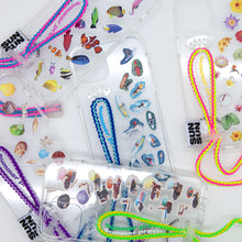 將圖片載入圖庫檢視器 SECOND UNIQUE NAME 夏日紫彈力指套手機殼