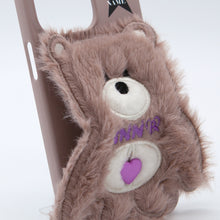 將圖片載入圖庫檢視器 SECOND UNIQUE NAME 拿鐵棕絨毛熊熊手機殼