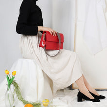 將圖片載入圖庫檢視器 D.LAB May 紅色斜肩包