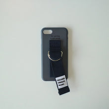 將圖片載入圖庫檢視器 SECOND UNIQUE NAME 文字塗鴉深海藍指套手機殼