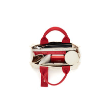 將圖片載入圖庫檢視器 MARHEN.J Rico Mini 米白配紅色帆布包