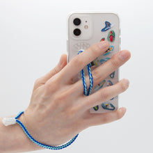將圖片載入圖庫檢視器 SECOND UNIQUE NAME 夏日藍彈力指套手機殼