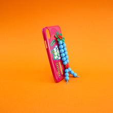 將圖片載入圖庫檢視器 SECOND UNIQUE NAME 串珠指套手機殼_夏日藍