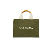 將圖片載入圖庫檢視器 MARHEN.J Rico Comfort 綠色帆布包
