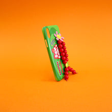 將圖片載入圖庫檢視器 SECOND UNIQUE NAME 串珠指套手機殼_莓果紅