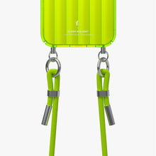 將圖片載入圖庫檢視器 SLBS x CL聯名 Cherry可拆式背帶手機殼_螢光綠色