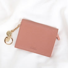 將圖片載入圖庫檢視器 D.LAB Minette 粉色牛皮小皮夾